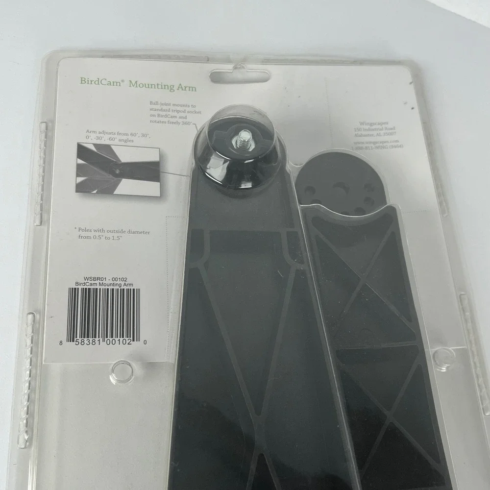 Wingscapes BirdCam Mounting Arm Adjustable Outdoor Camera Mount WSBR01-00102 NEW